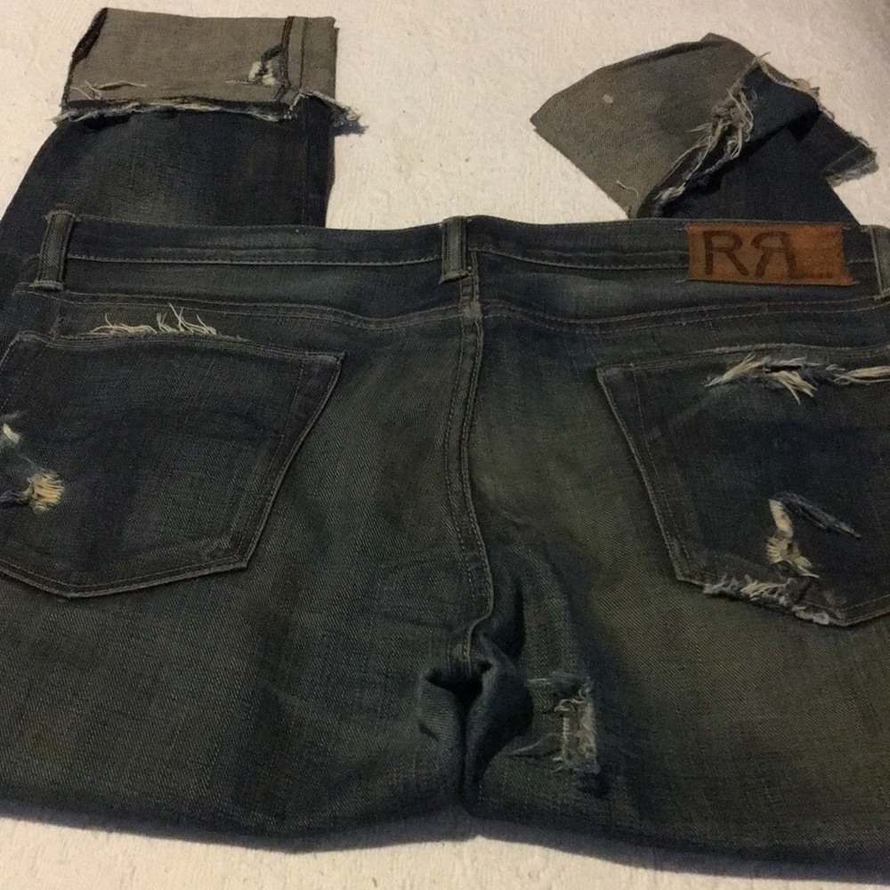 Vintage Double RRL Ralph Lauren Raw Denim - Picture 3 of 8